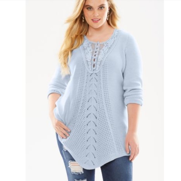 NWT 14/15 blue sweater - Picture 5 of 5